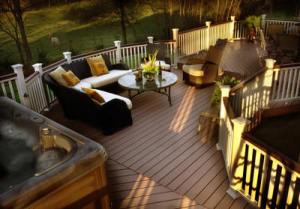 Composite spa deck by Archadeck of Central SC