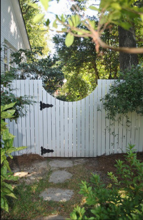 Custom garden gate by Archadeck of Central SC