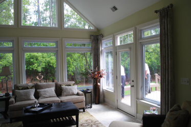 This spacious sunroom in Columbia, SC, delivers versatility within the home!