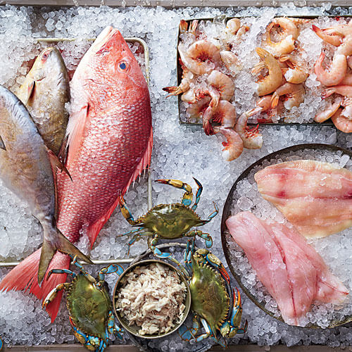 Fresh Atlantic seafood selections courtesy of Southern Living