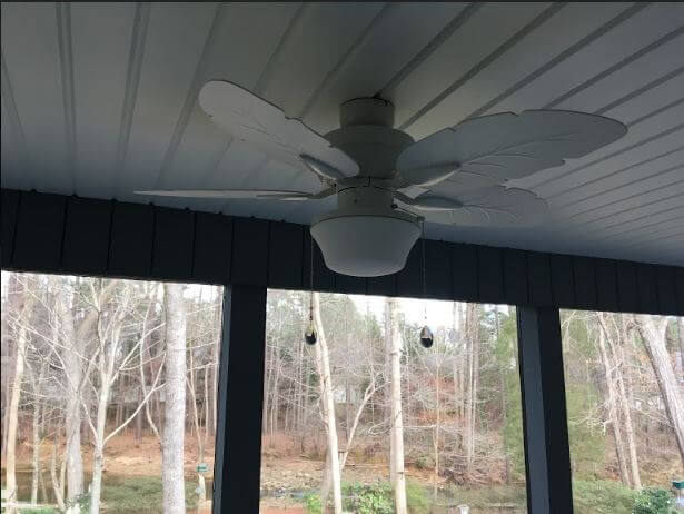 Screened porch details in Irmo SC