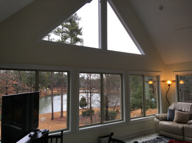 View overlooking private pond from Columbia SC Sunroom by Archadeck of Central SC