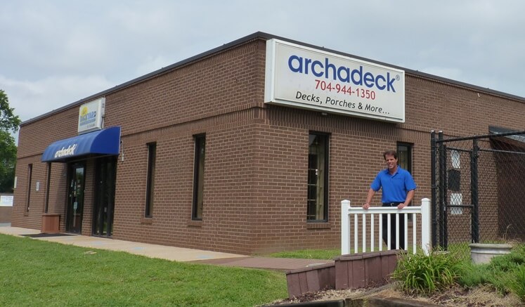 Archadeck showroom in Matthews NC