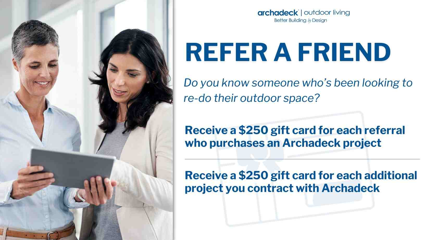 Refer a Friend Program - Archadeck Charlotte