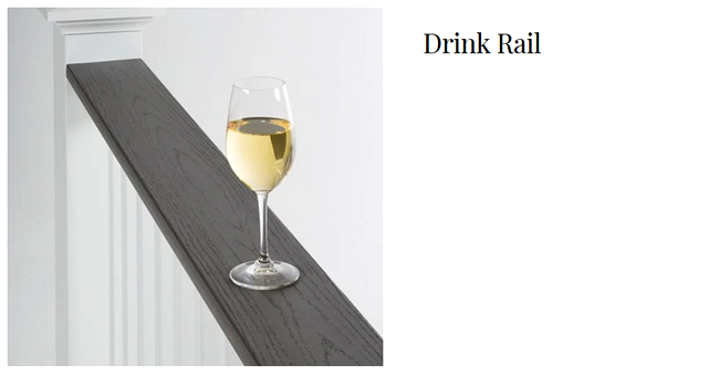 TimberTech Drink Rail deck railing