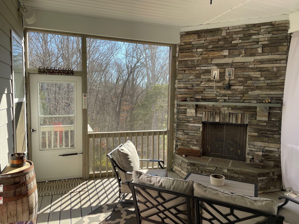 backyard porch