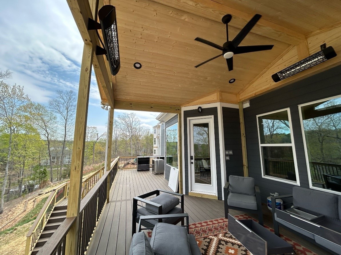 backyard porch