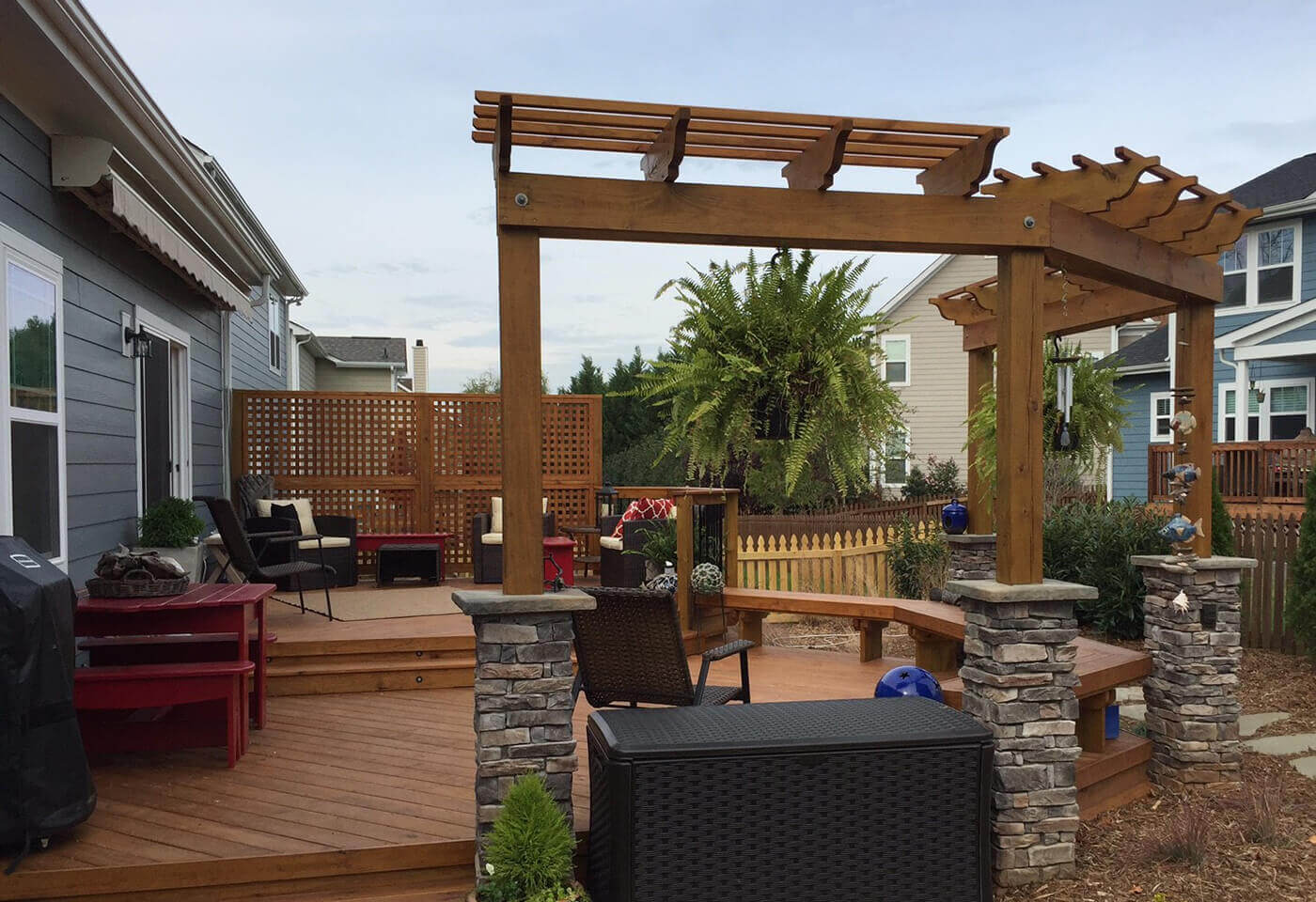 Deck with Pergola Fort Mill SC