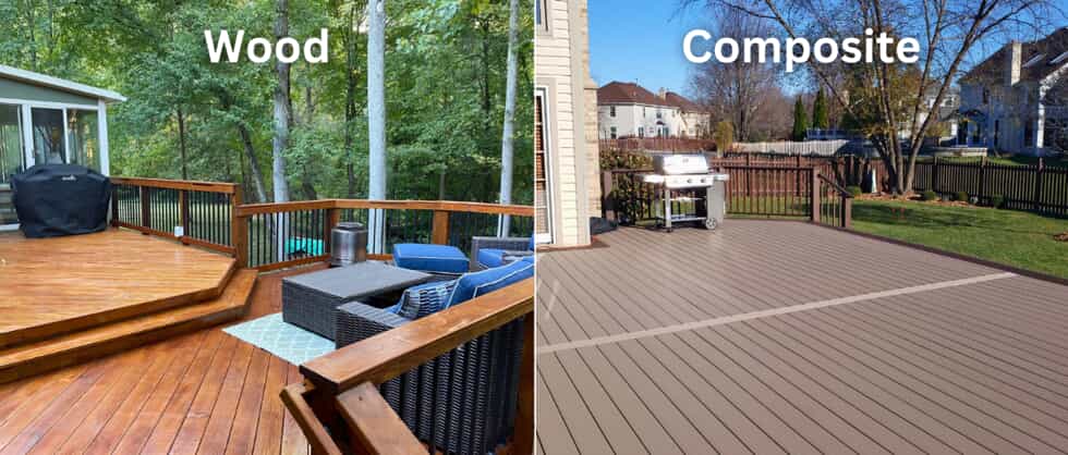 wood vs composite deck 