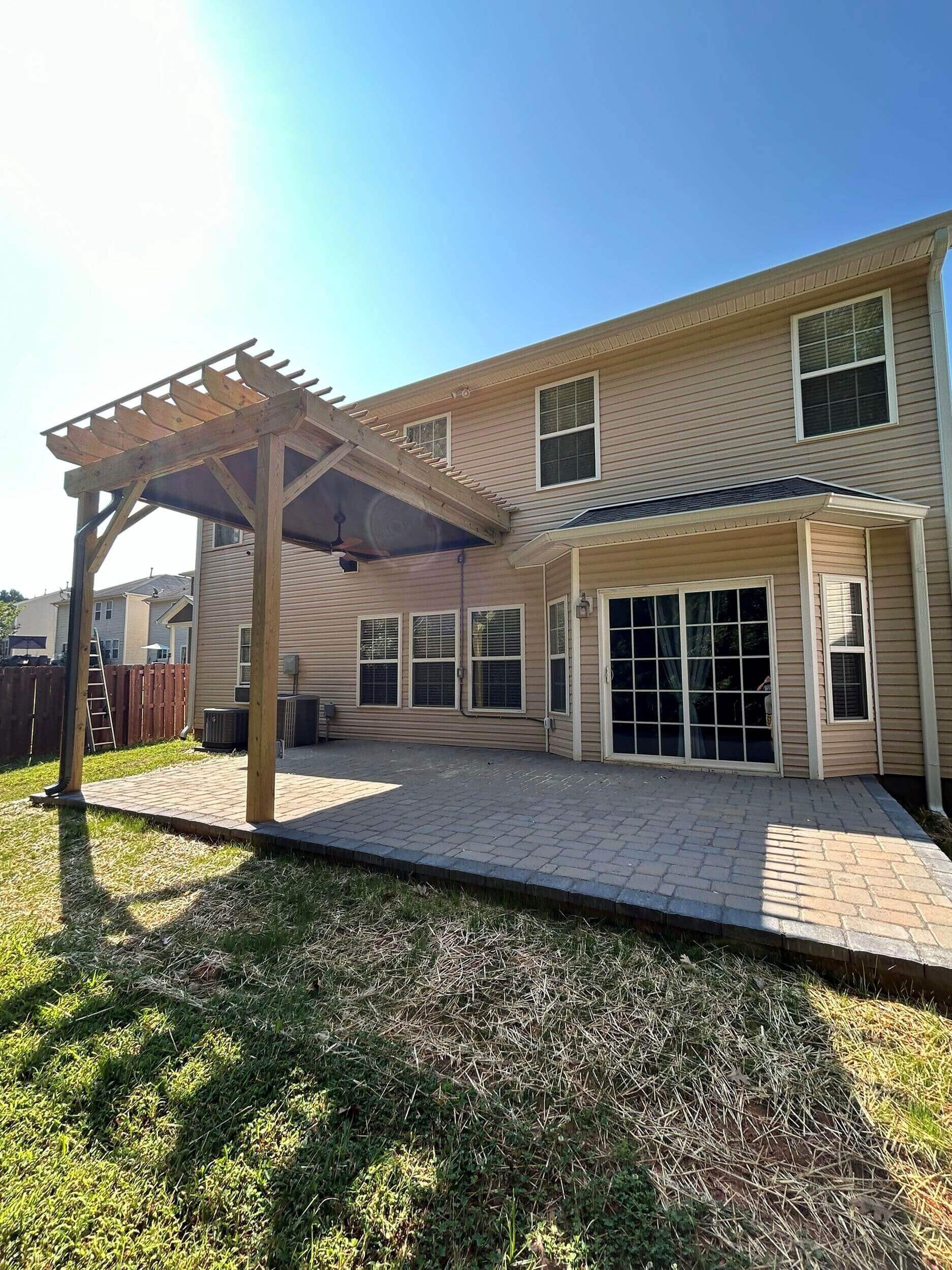 outdoor living space