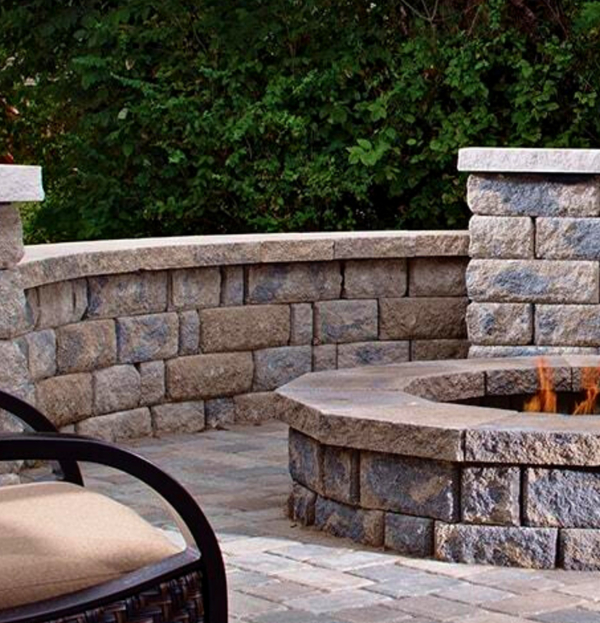 Belgard Paver Patio with Fire Pit