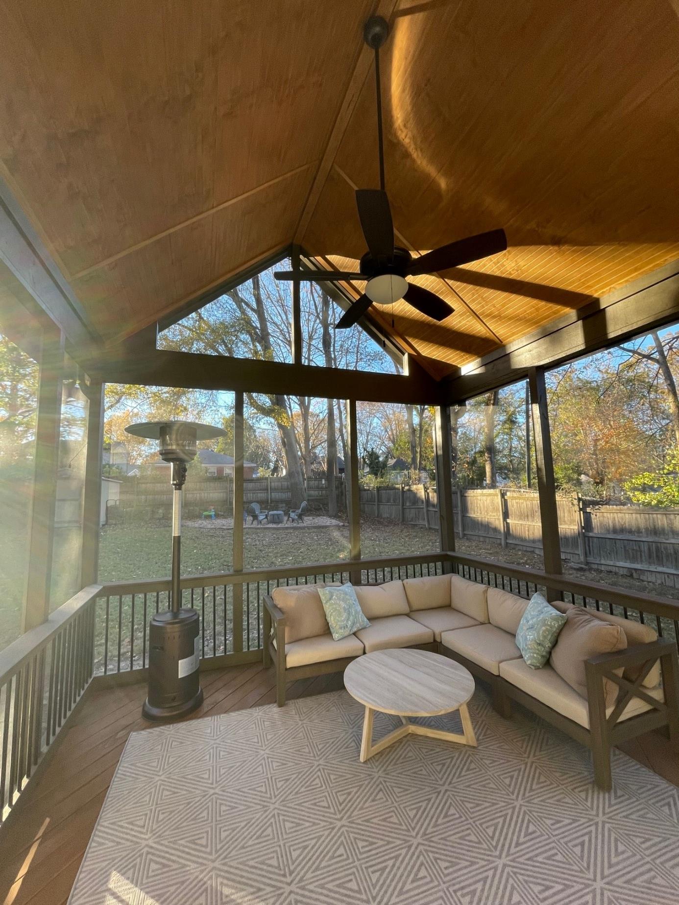 screened in porch