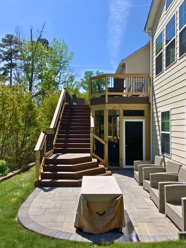 mutli level patio