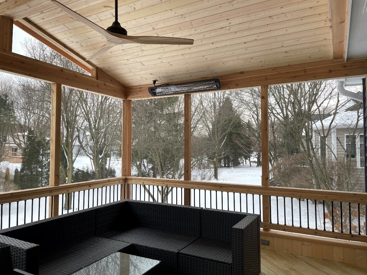 screened in porch