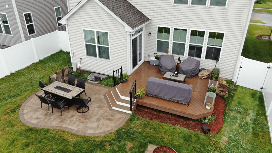 outdoor deck during spring