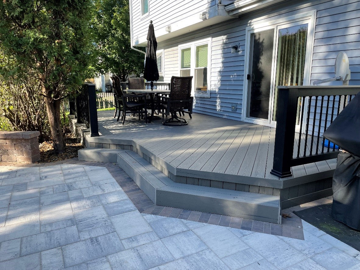 patio and deck in Chicagoland