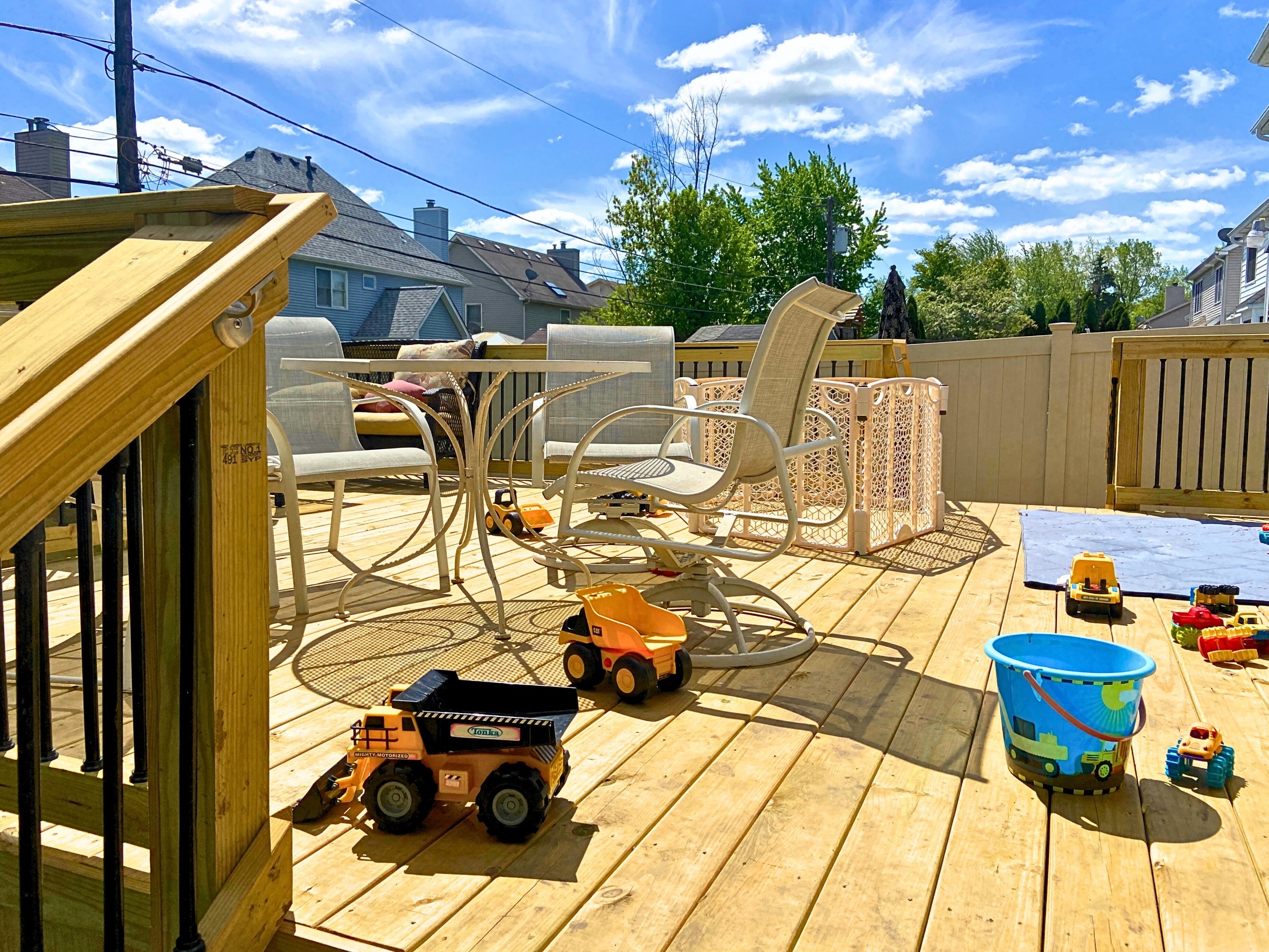 Durable and stylish composite deck solution by Archadeck, a leading deck builder in Palatine.
