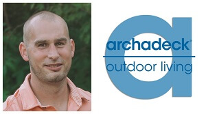 Owner Craig Whitman and Archadeck logo