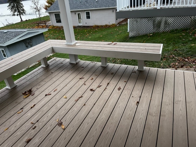 built in bench