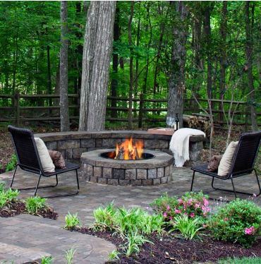 backyard fire pit