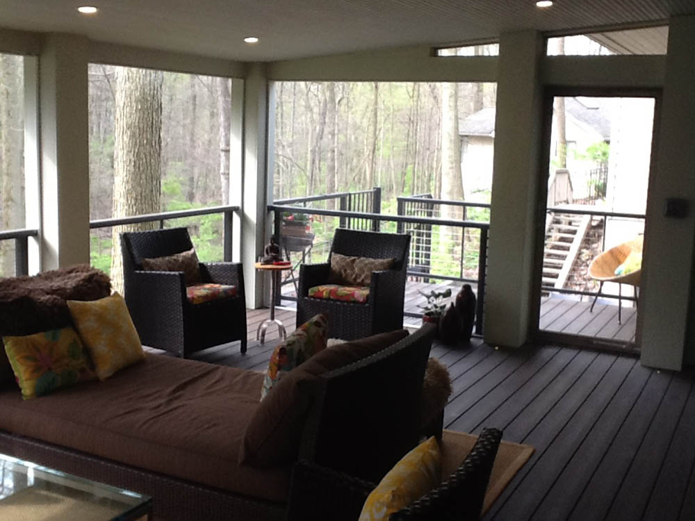 Greenville screened in porch