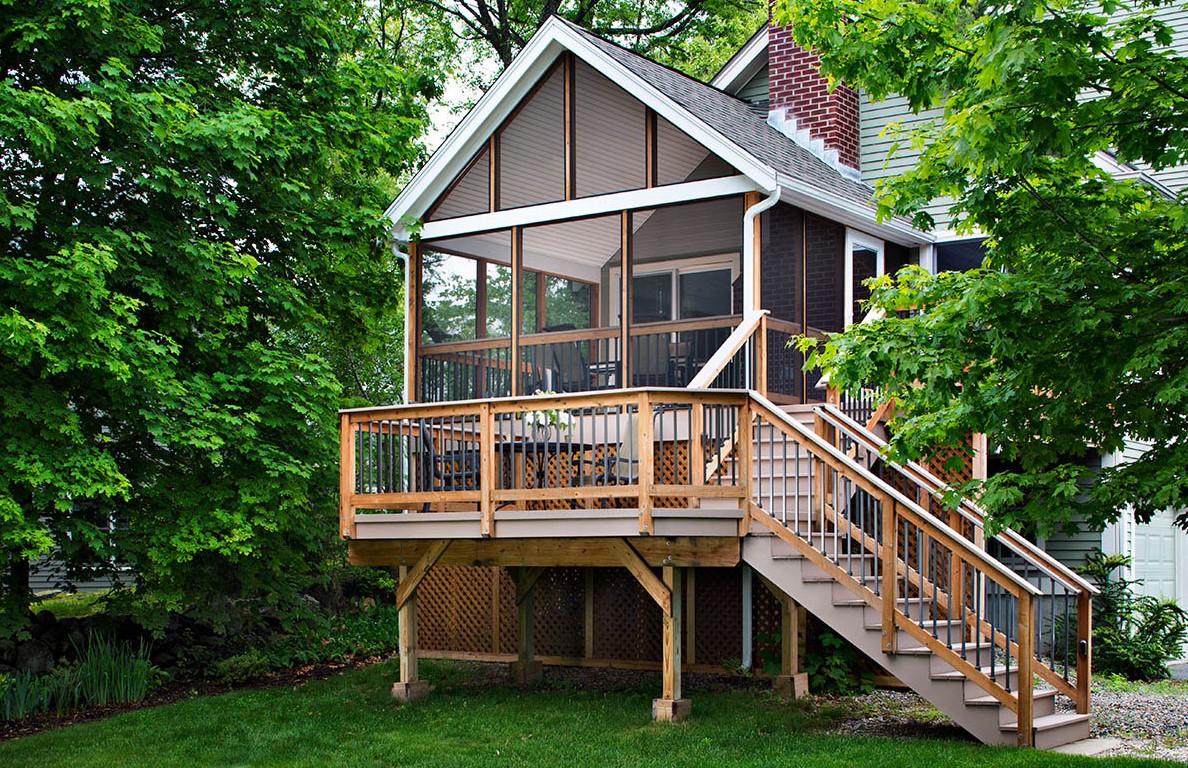 screened in porch in Greenville