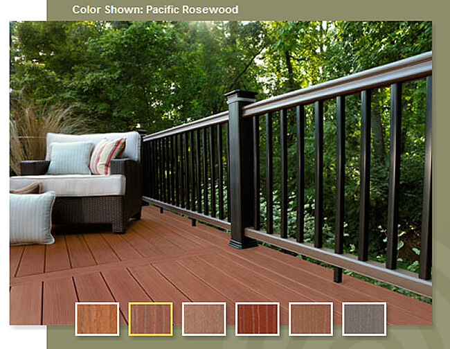 Rosewood deck color