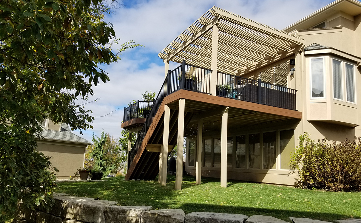 Can you put a pergola on an existing deck?