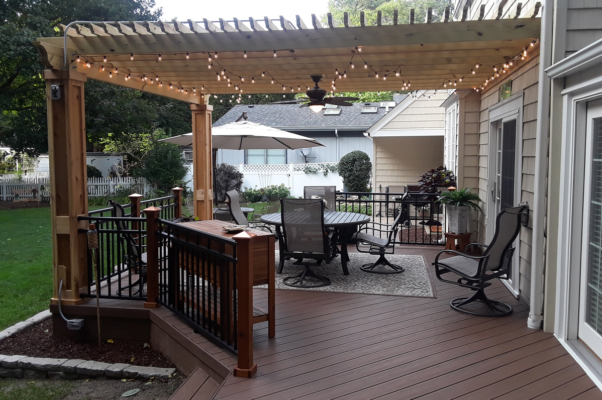 Wood pergolas can require time and money to maintain