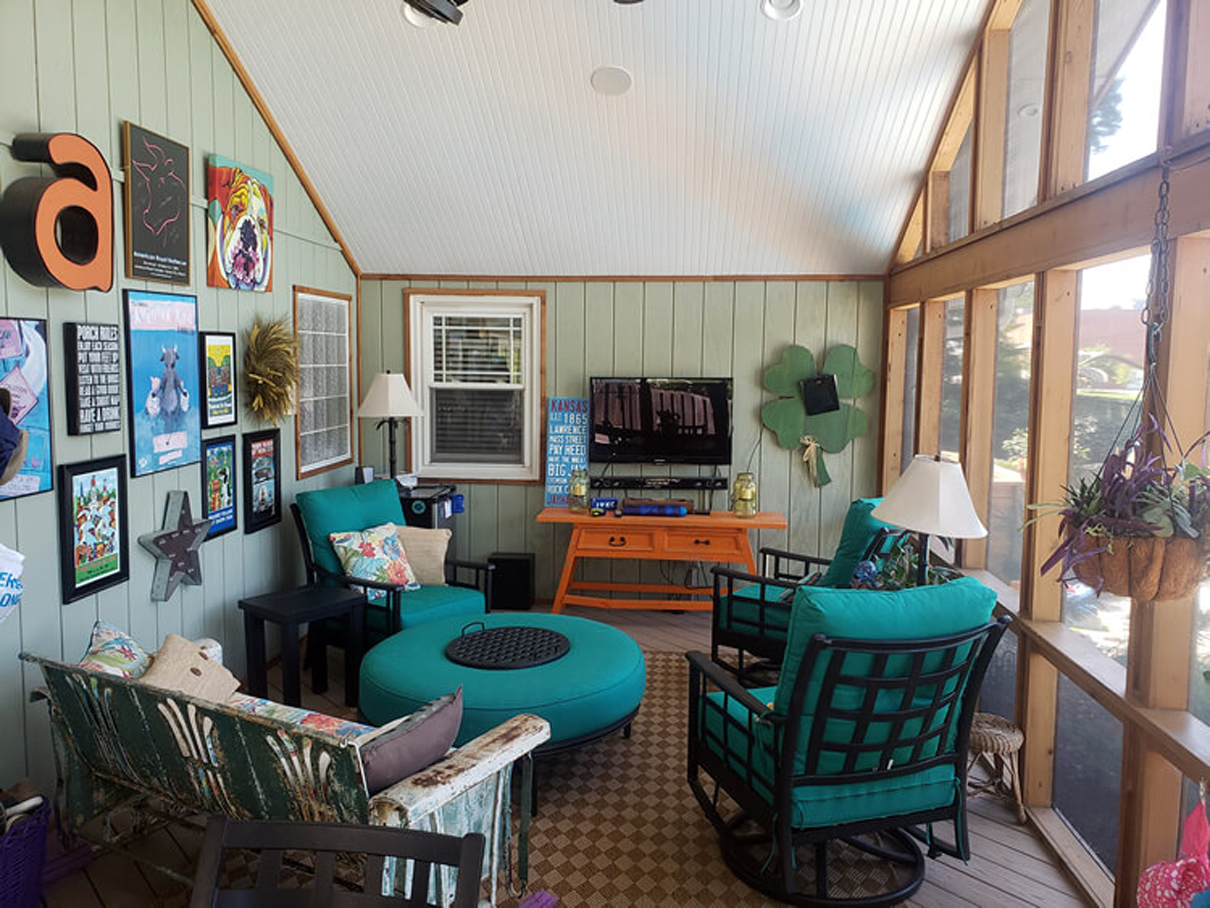 How much value will a screened porch retain