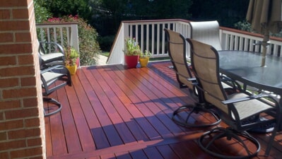 polished composite deck 