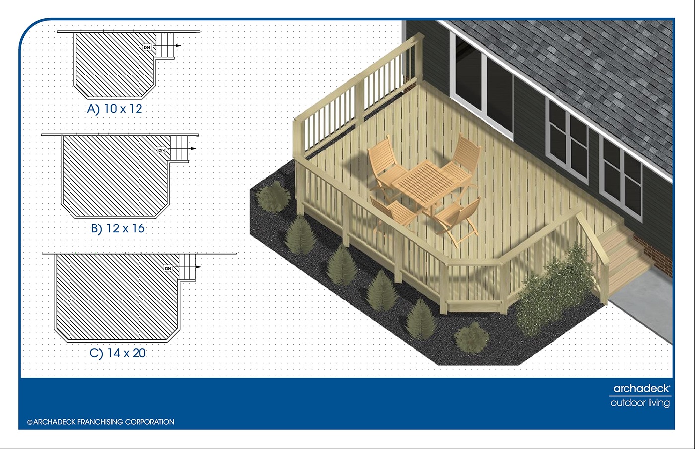 Traditional Wooden Deck