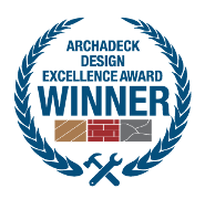 Design excellence award winner seal