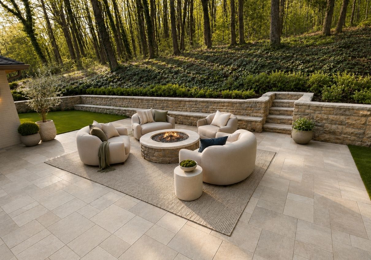 Nashville Patio Trend 2, Comfortable Plush Minimalism Patio Design