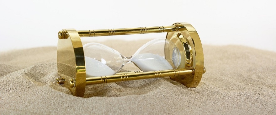 Hourglass on Sand