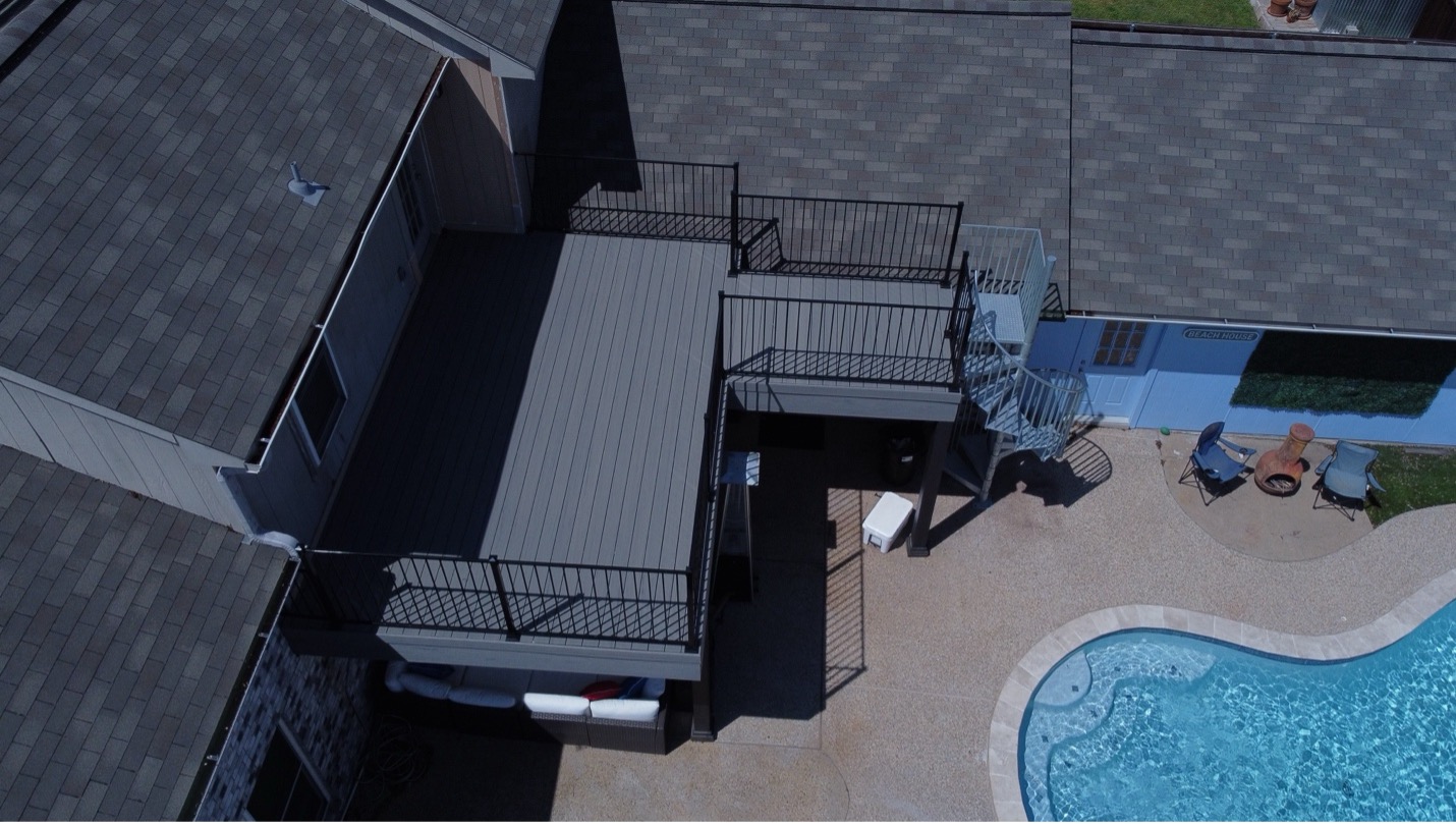 multi level pool redeck by archadeck of northeast dallas