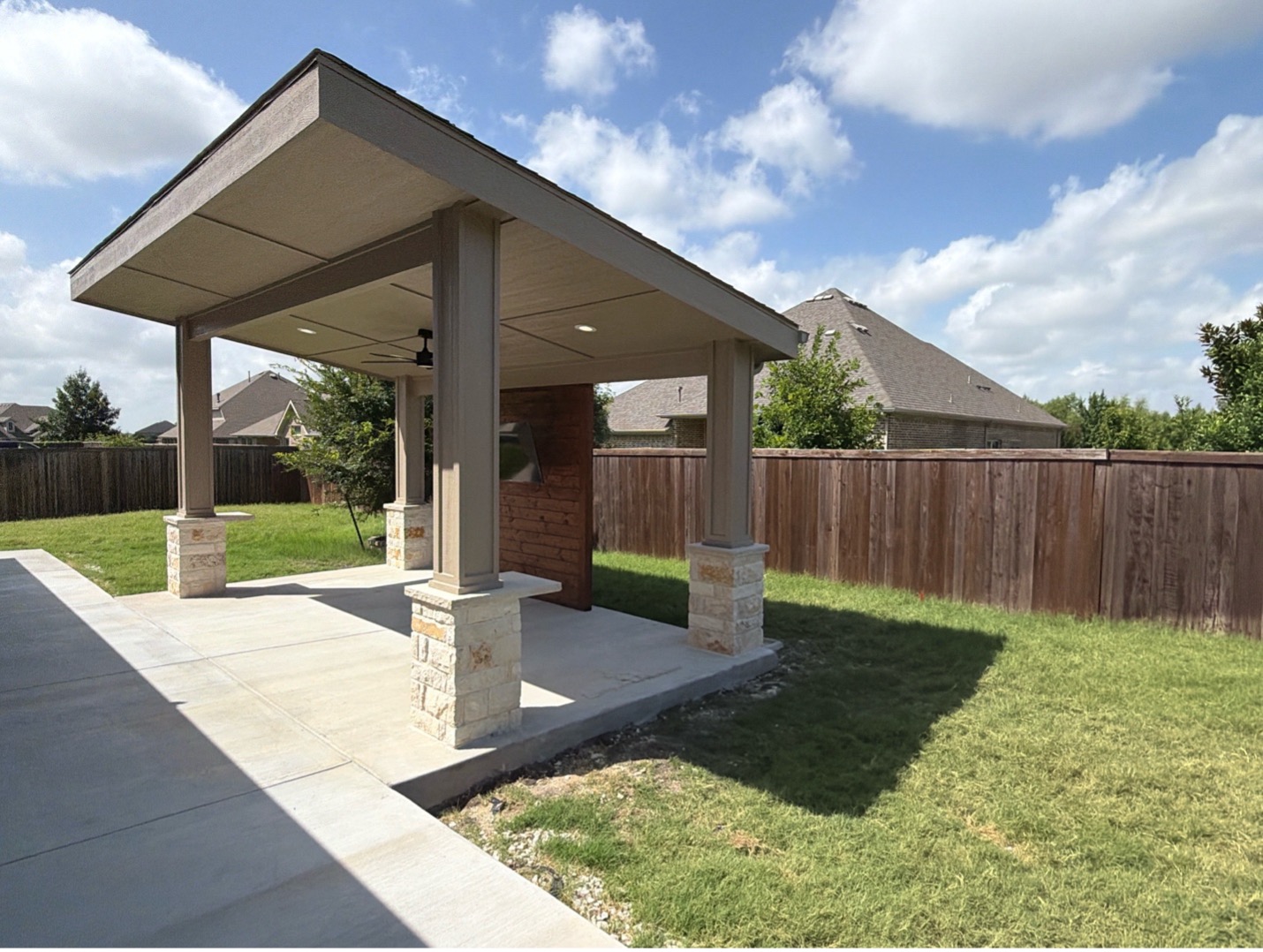 Sunnyvale custom backyard cabana