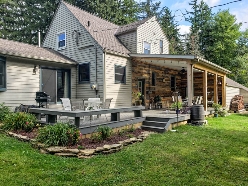 Composite Deck, Gazebo, and Sauna