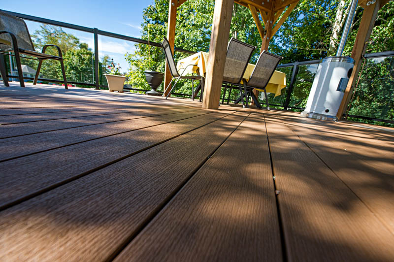 Composite Deck, Gazebo, and Sauna