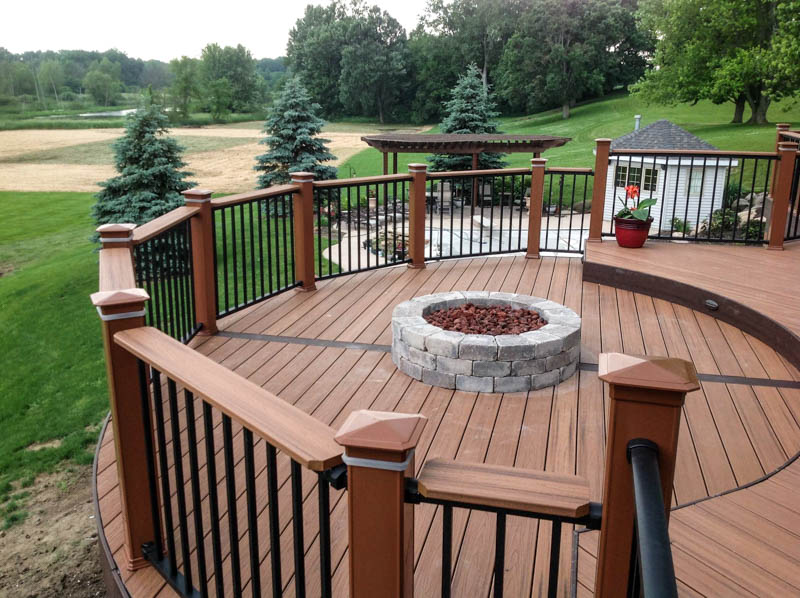 Composite Deck, Gazebo, and Sauna