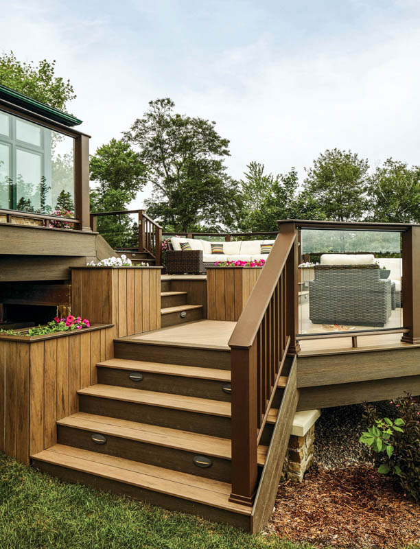 Composite Deck, Gazebo, and Sauna