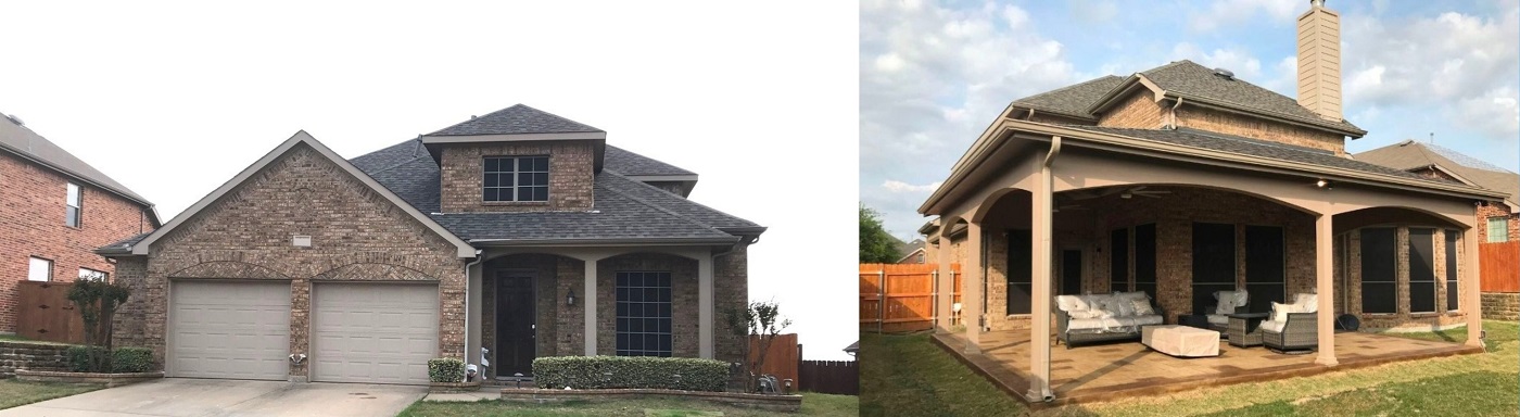 before and after porch addition