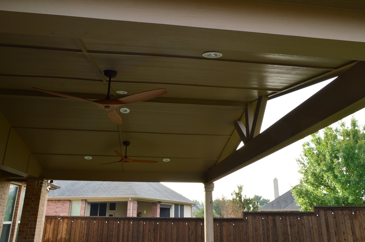 Patio extension and covered patio addition in Forney TX.