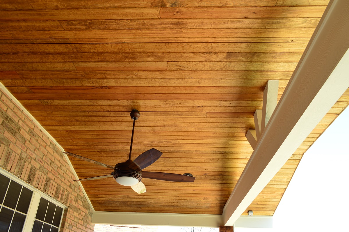 Irving Covered Porch Interior Ceiling