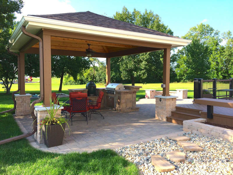 Composite Deck, Gazebo, and Sauna