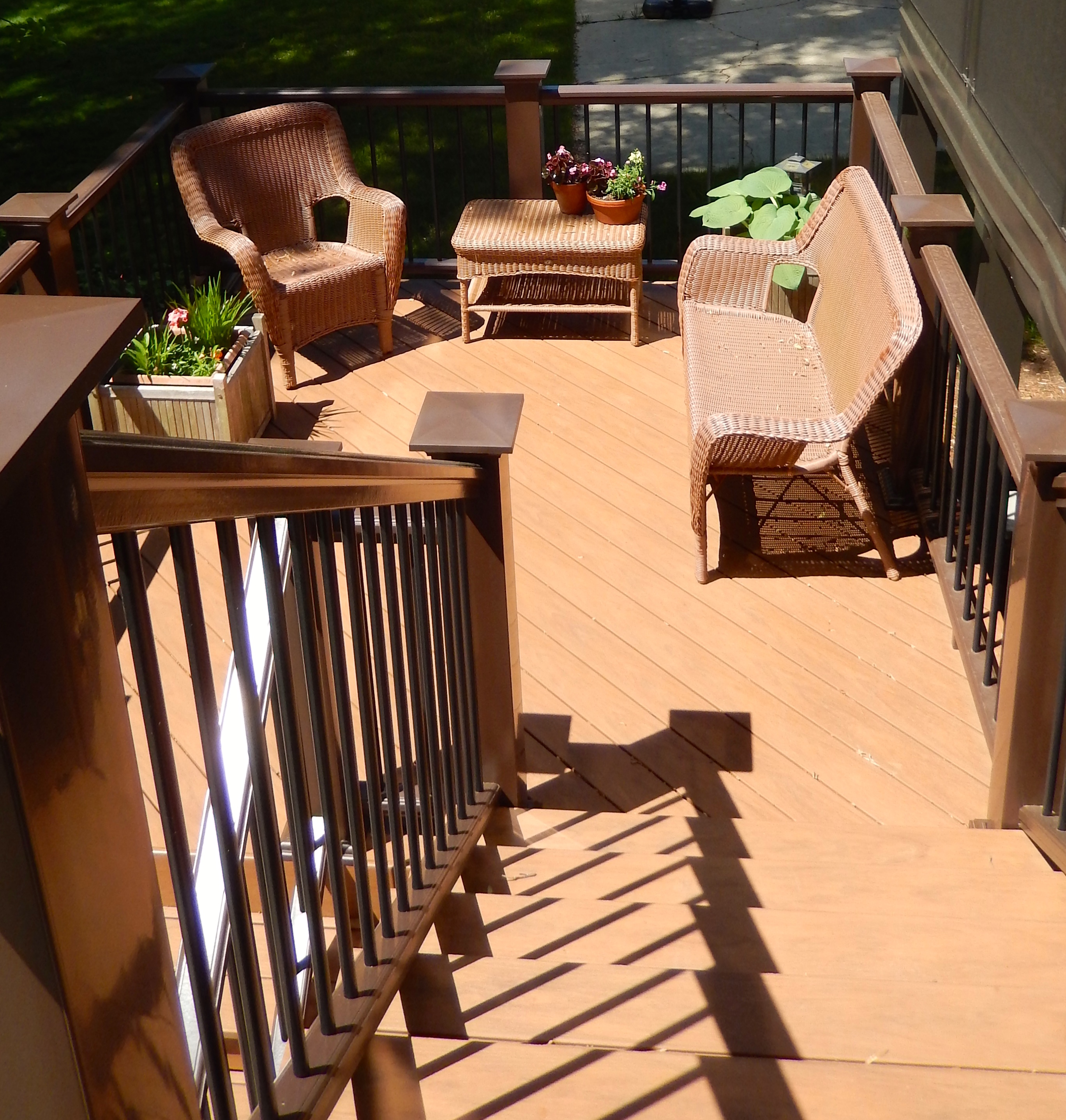 Deck and seating area 