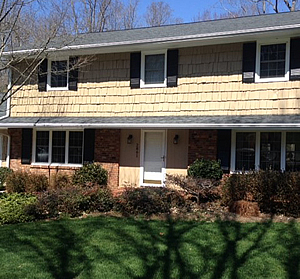 Home before porch addition