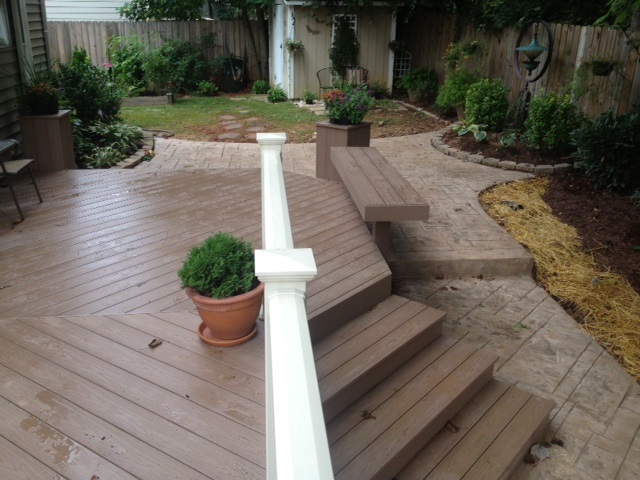 Deck and patio