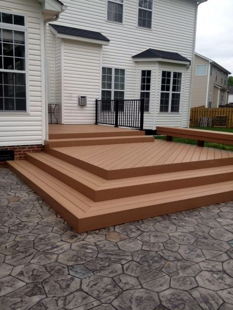 Deck and patio 
