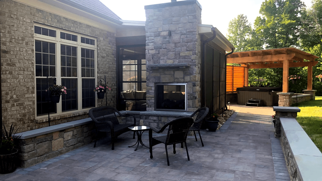Expansive patio design by Archadeck of the Piedmont Triad